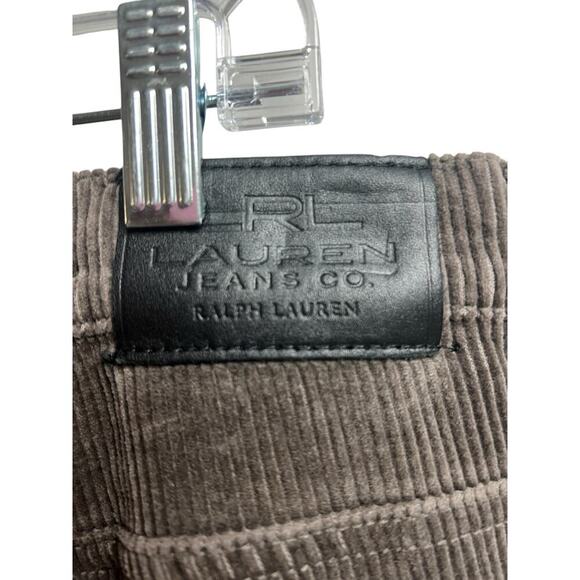 LRL Lauren Jeans Co. Ralph Lauren Classic Bootcut Brown Corduroy Pants Size 12 - Picture 7 of 9